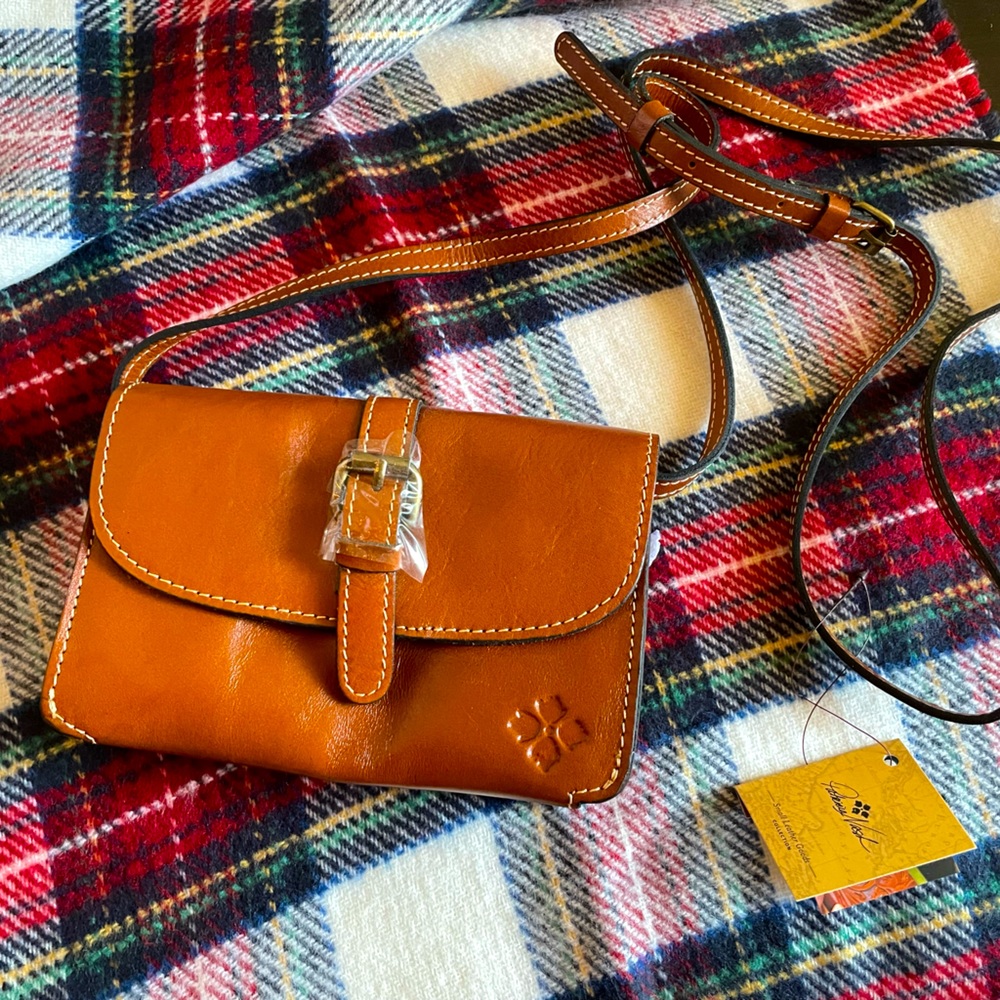 NWT Patricia Nash Leather Crossbody Bag